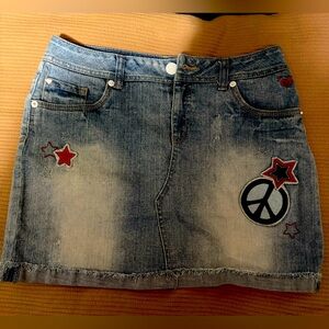 Justice Denim Skirt - Junior